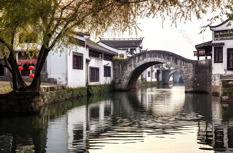 江苏省无锡古镇拱桥水乡文化古城著名景点,高清,摄影图,摄影图片,图片大全,摄影图免费下载